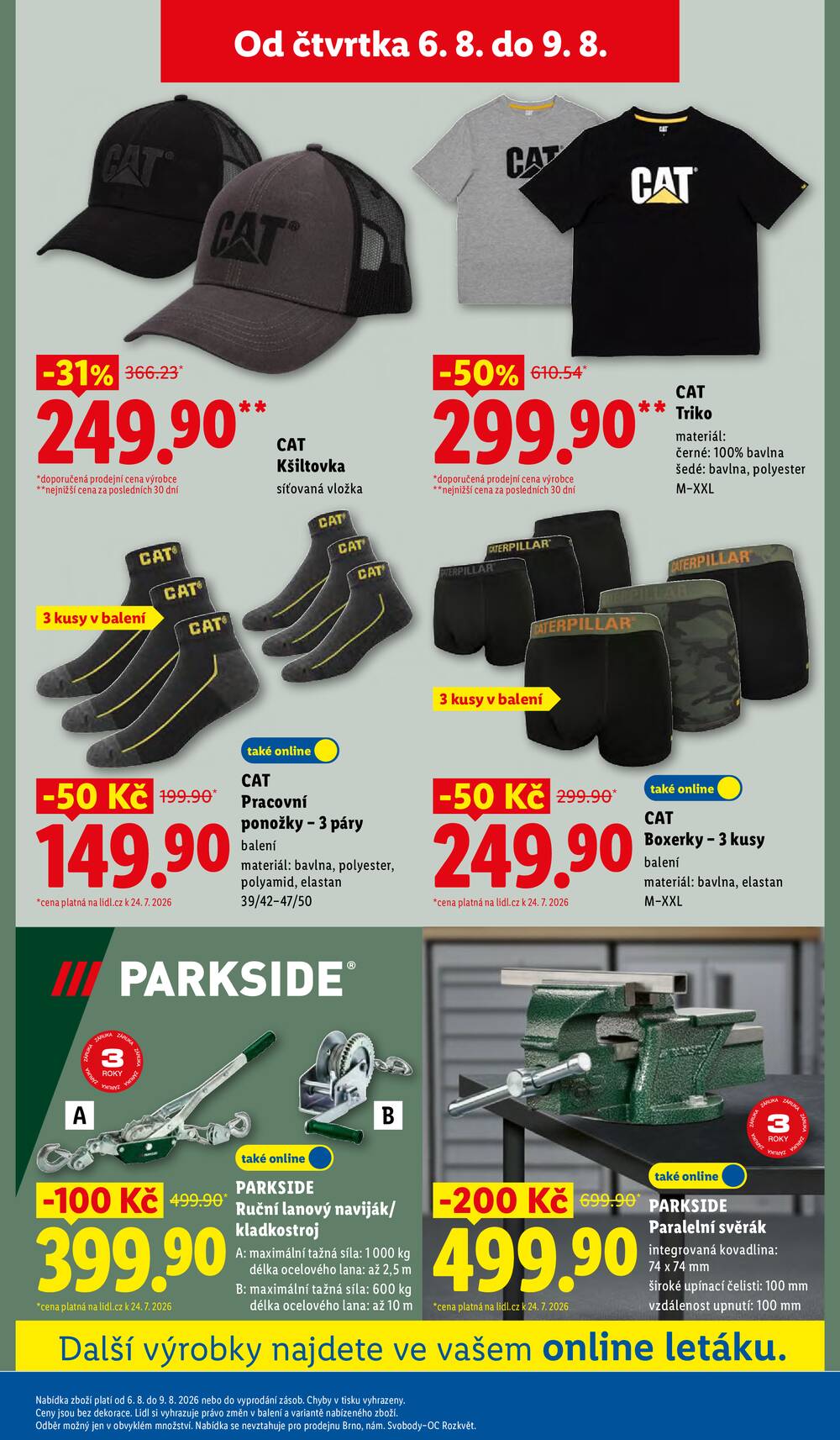 Lidl Čtvrtek od 6.8. do 9.8.2026
