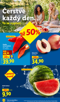 Lidl Čtvrtek od 6.8. do 9.8.2026