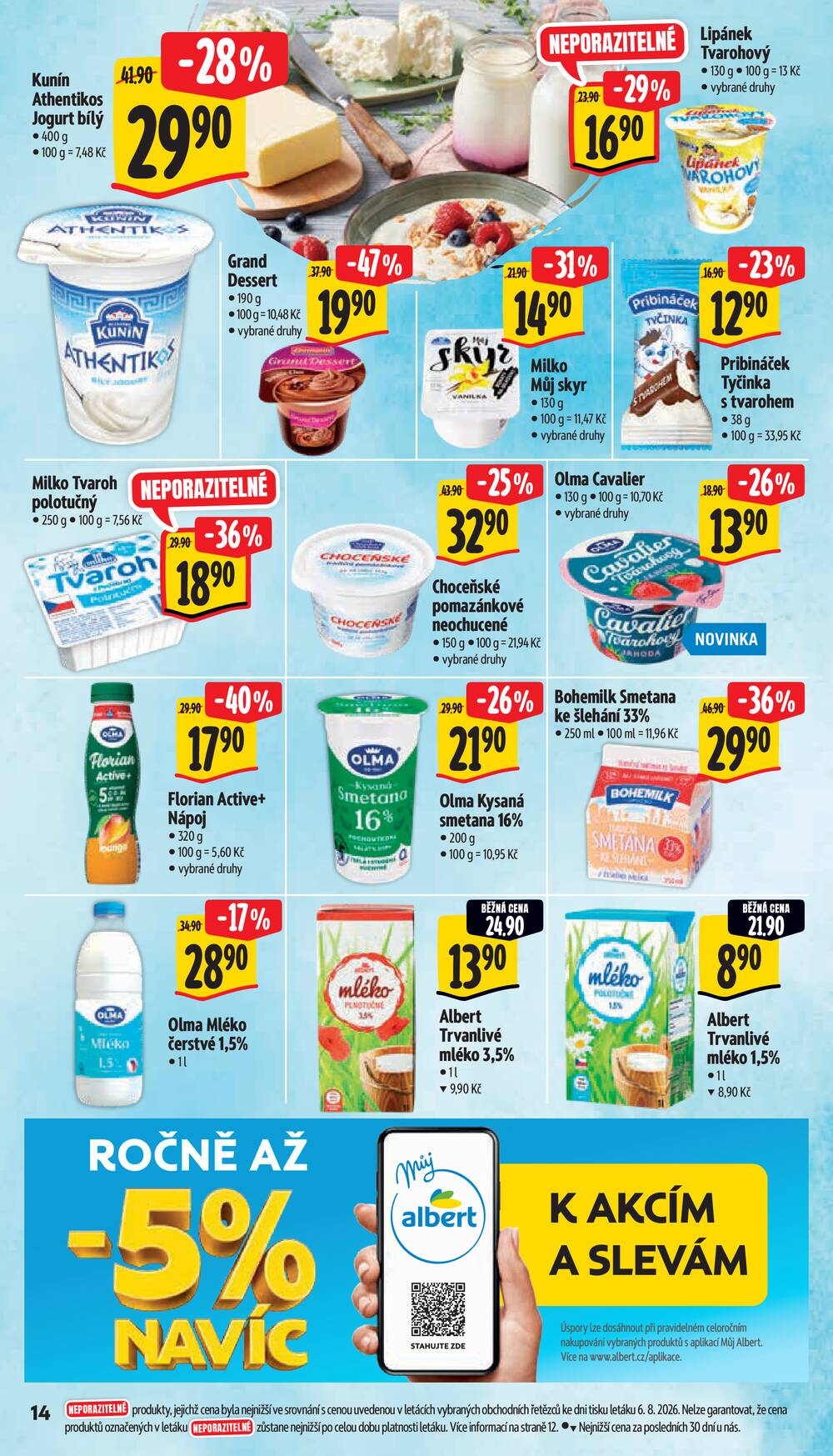 Leták Albert - Albert Supermarket od 12.8. do 18.8.2026 - strana 16 Leták Albert - Albert Supermarket od 12.8. do 18.8.2026 - strana 16