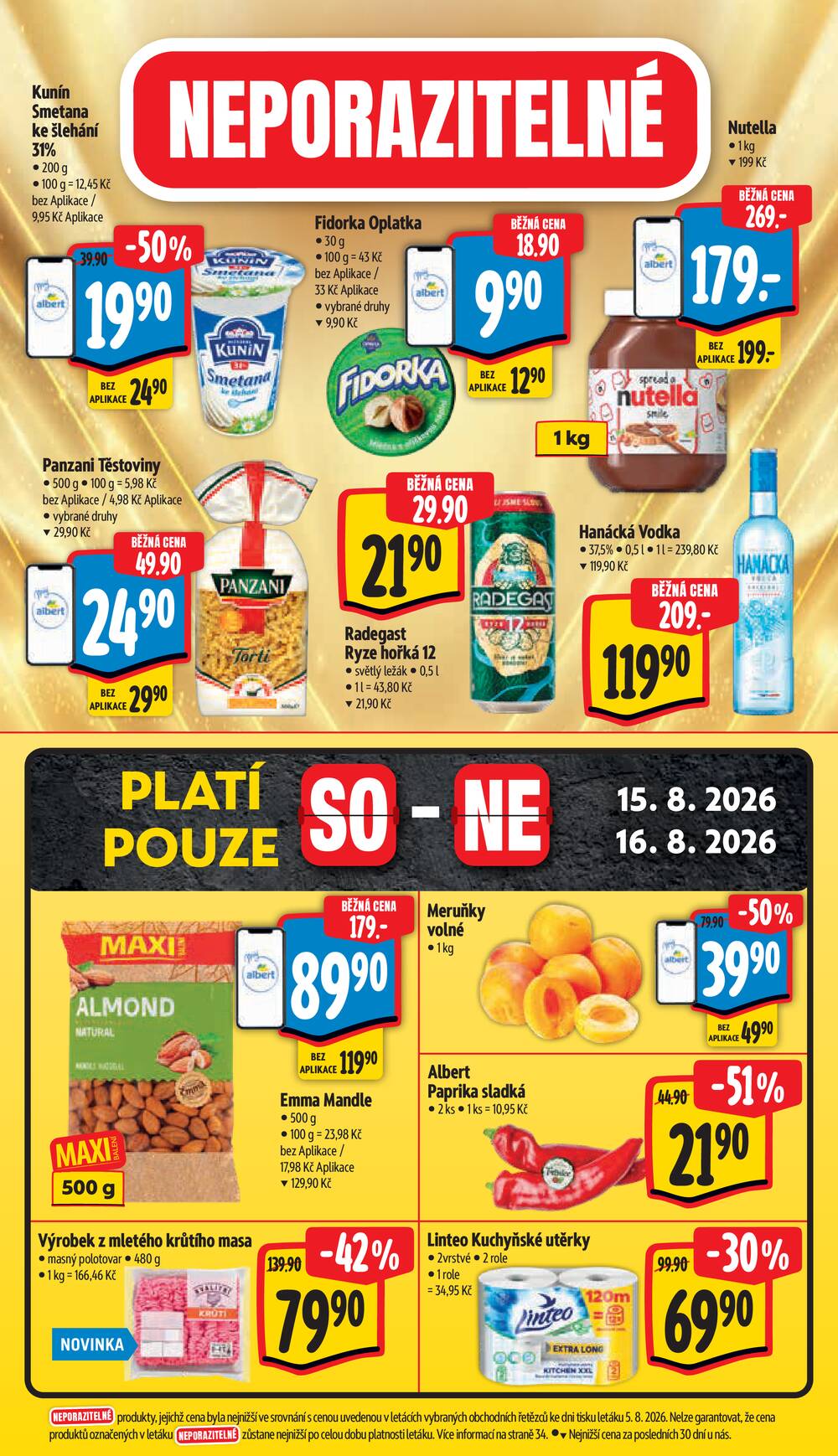 Albert Hypermarket Jihomoravský od 12.8. do 18.8.2026