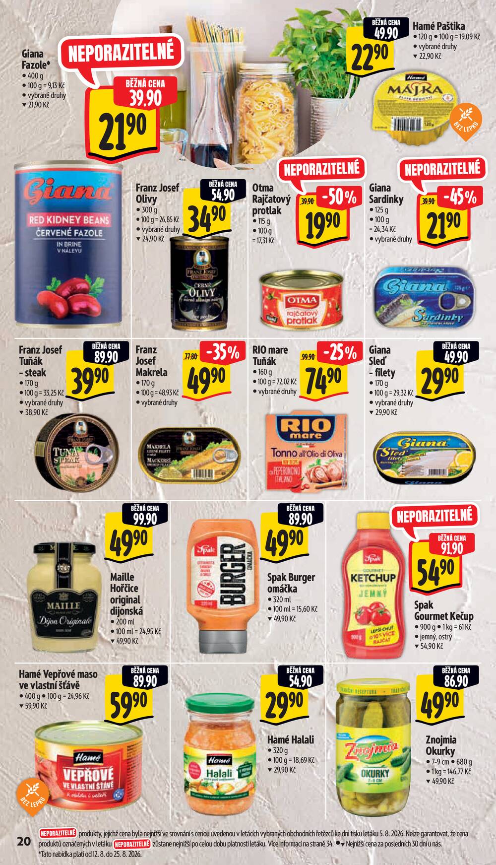 Albert Hypermarket Jihomoravský od 12.8. do 18.8.2026