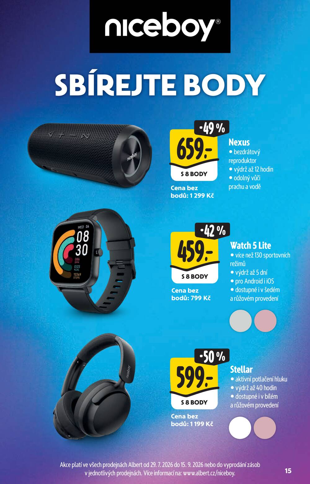 Leták Albert - Albert Hypermarket katalog škola od 12.8. do 8.9.2026 - strana 15 Leták Albert - Albert Hypermarket katalog škola od 12.8. do 8.9.2026 - strana 15