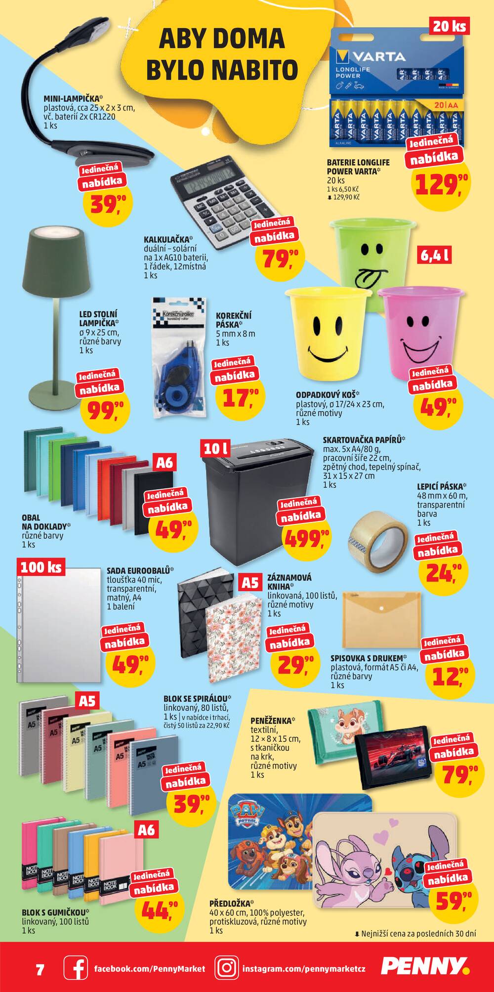 Leták Penny Market - Penny Market katalog Škola od 12.8. do 25.8.2026 - strana 7 Leták Penny Market - Penny Market katalog Škola od 12.8. do 25.8.2026 - strana 7