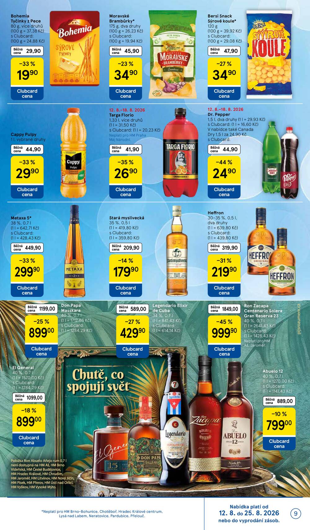 Tesco hypermarkety od 12.8. do 18.8.2026