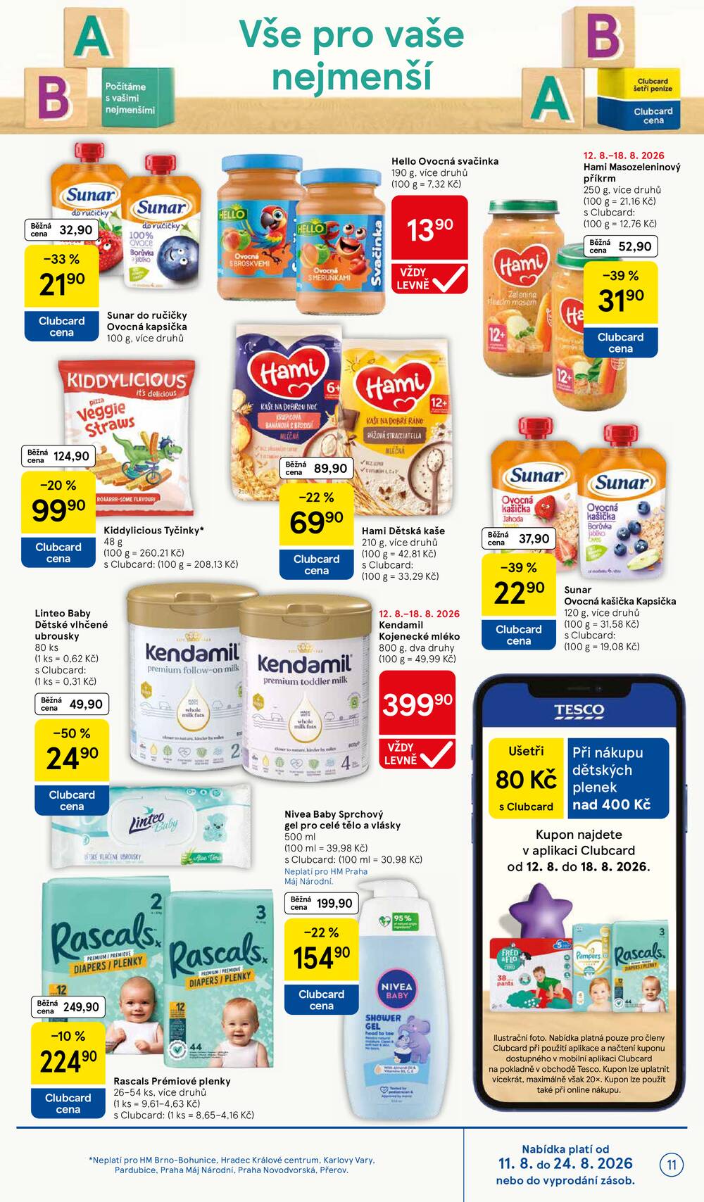 Tesco hypermarkety od 12.8. do 18.8.2026
