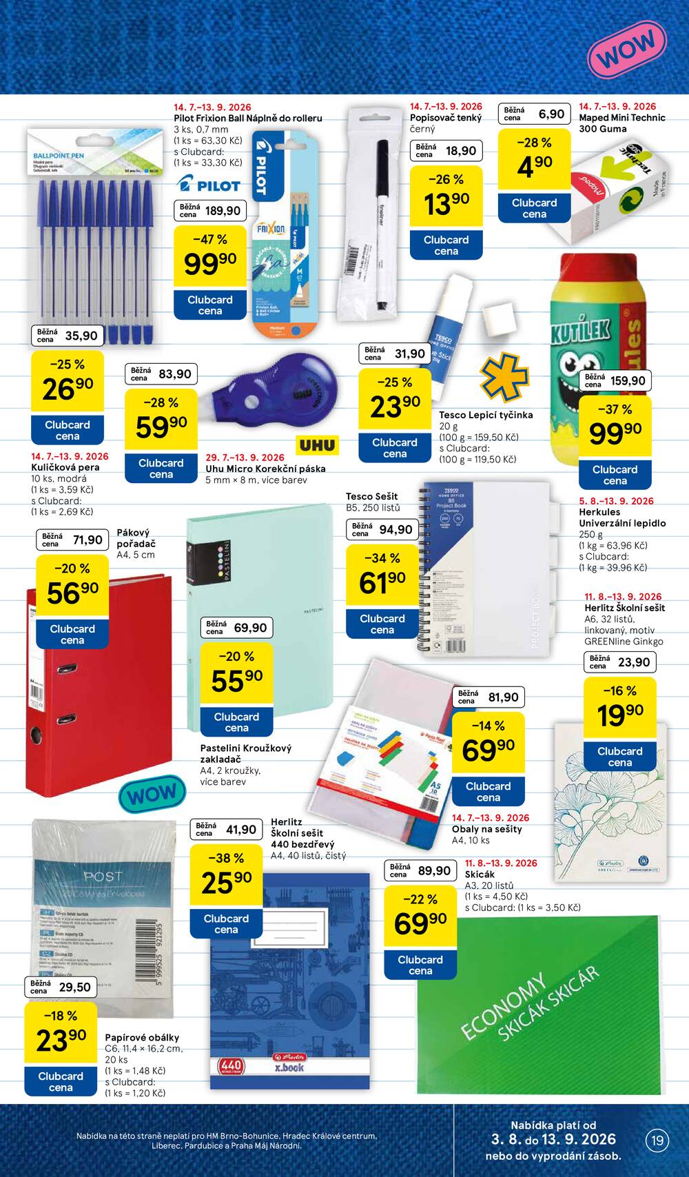 Tesco hypermarkety od 12.8. do 18.8.2026