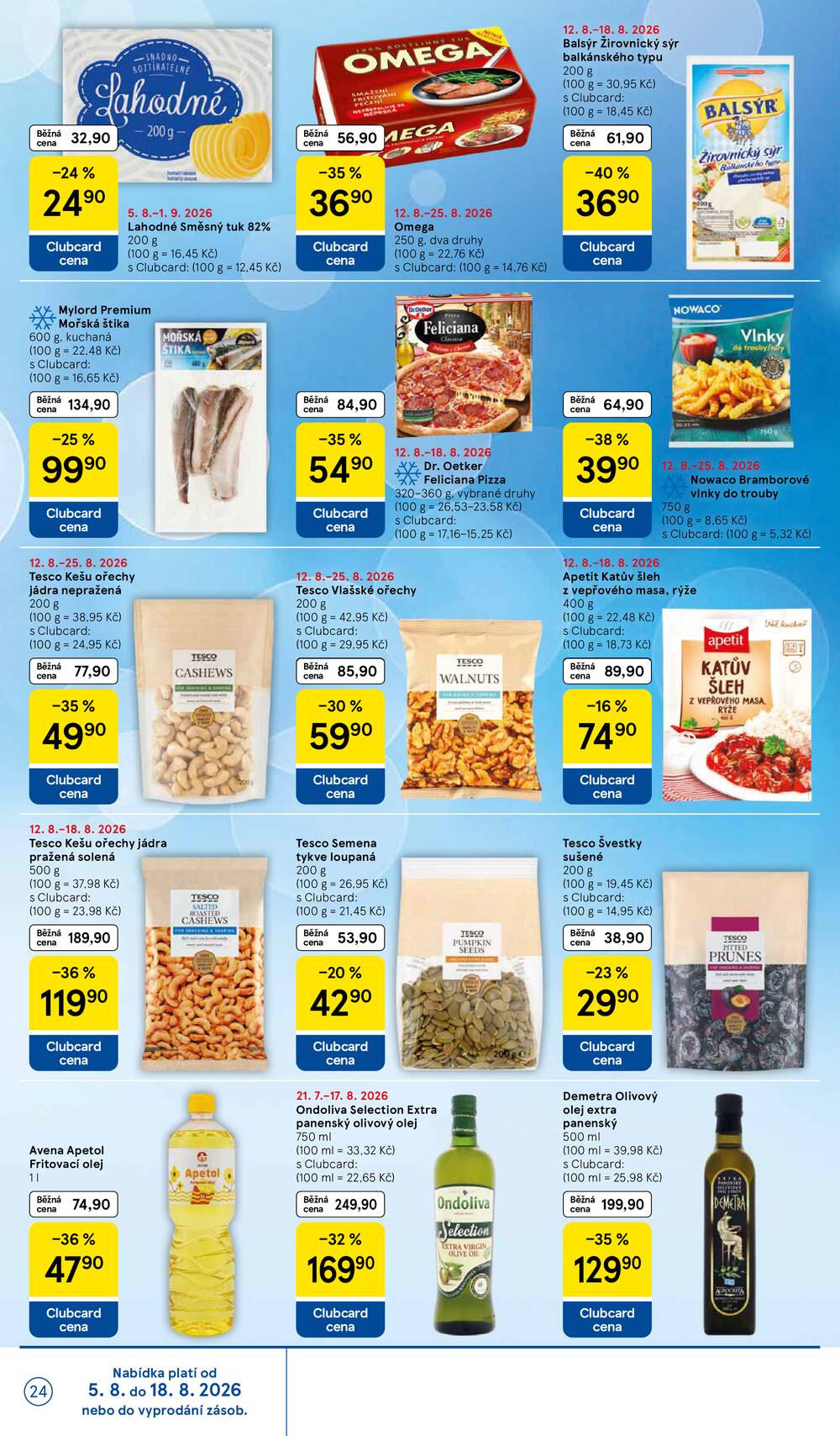 Tesco hypermarkety od 12.8. do 18.8.2026
