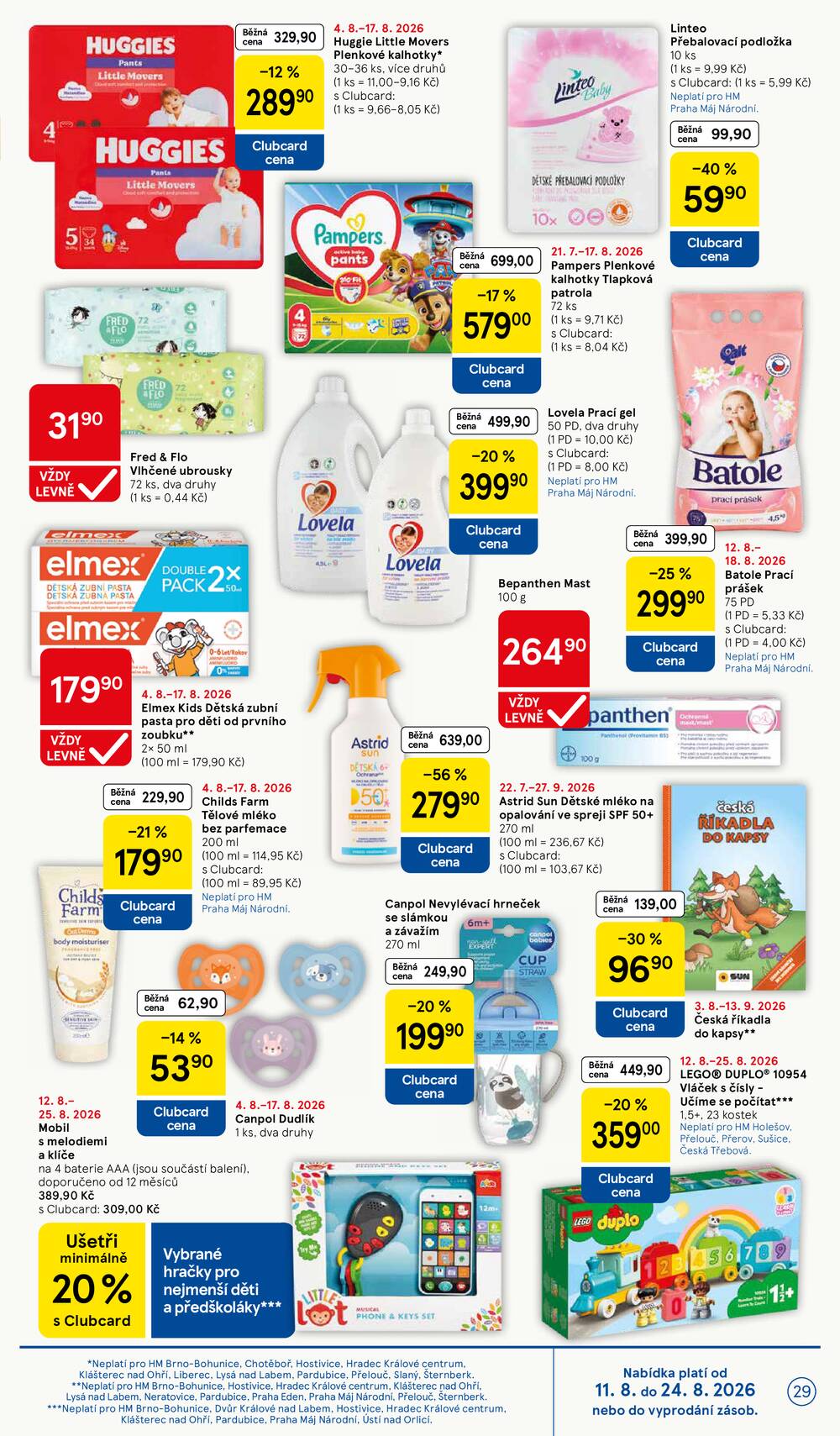 Tesco hypermarkety od 12.8. do 18.8.2026