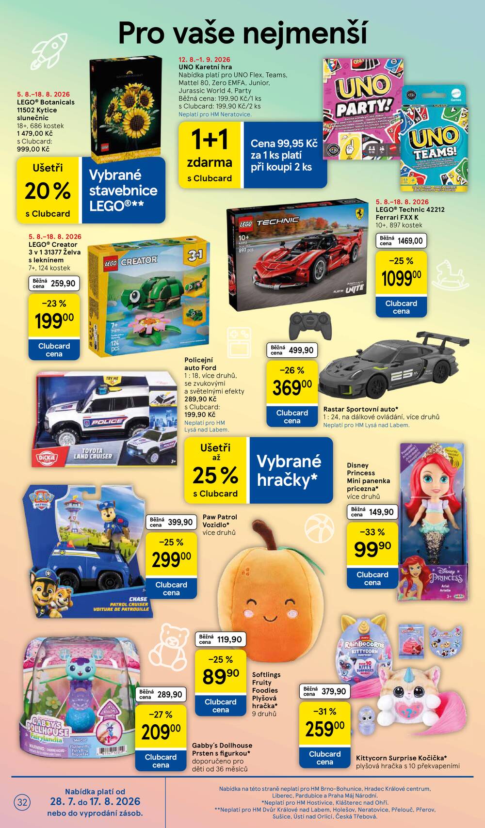 Tesco hypermarkety od 12.8. do 18.8.2026
