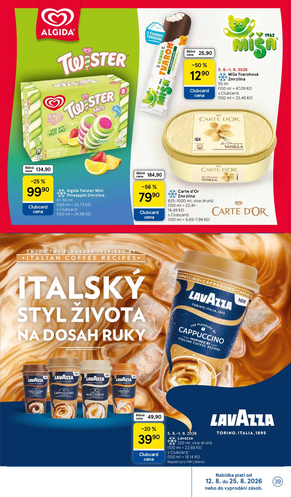 Tesco hypermarkety od 12.8. do 18.8.2026