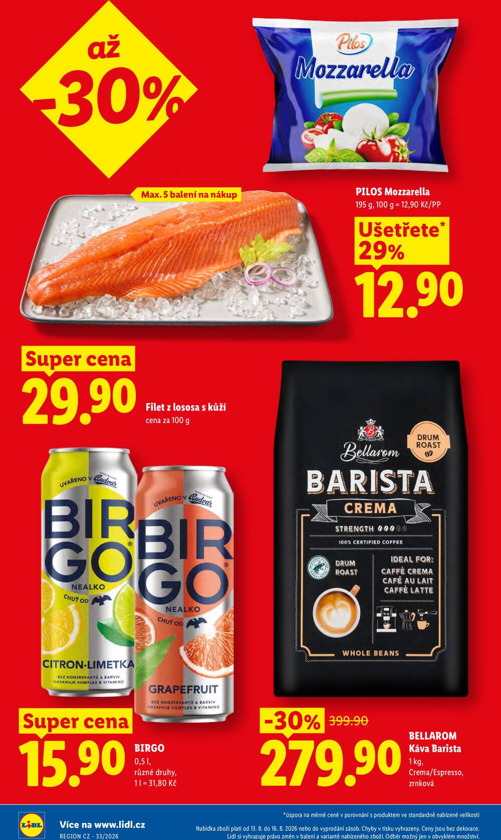Lidl Čtvrtek od 13.8. do 16.8.2026