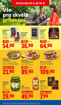 Lidl Čtvrtek od 13.8. do 16.8.2026