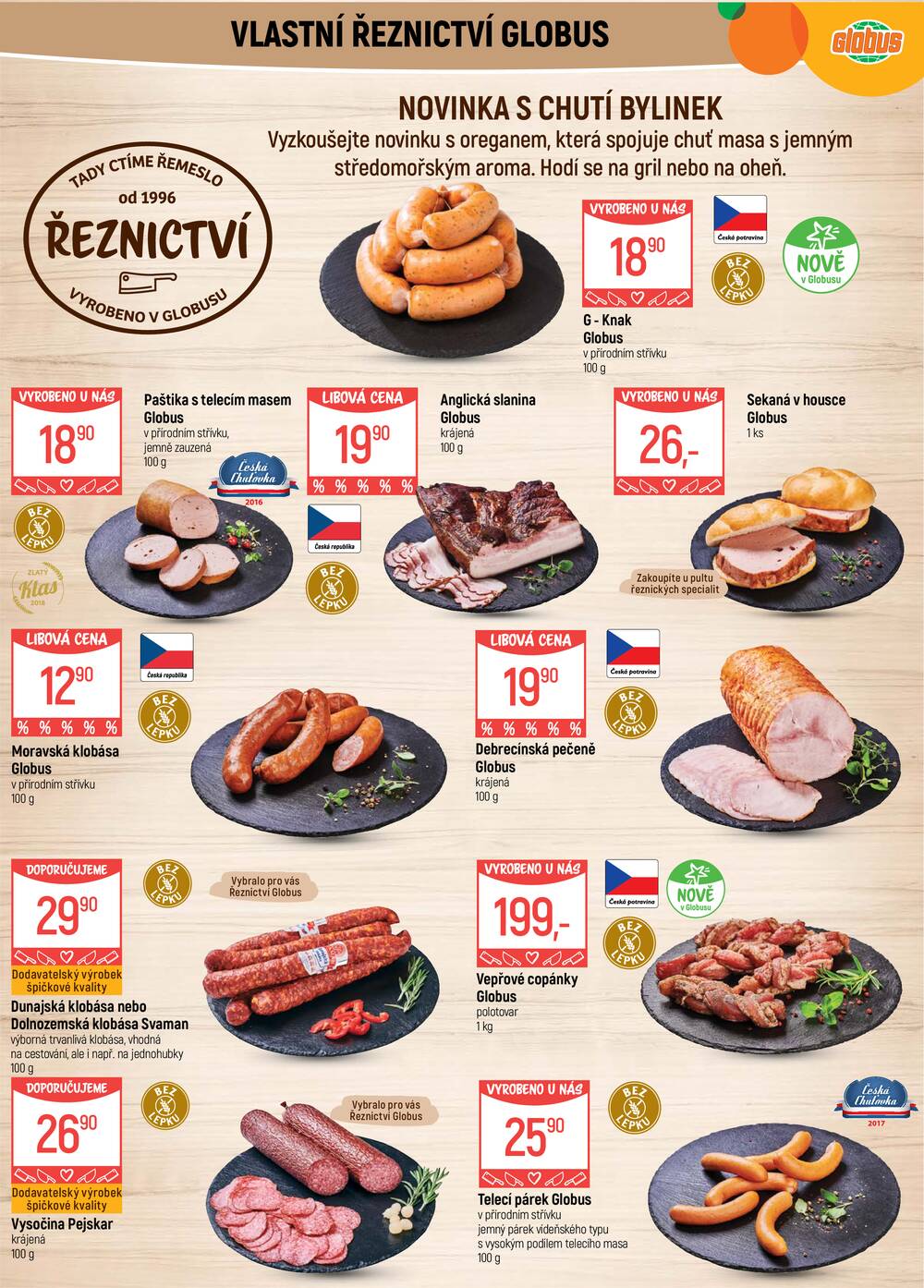 Akční leták Globus 12.8. - 18.8.2026 - Globus Ostrava