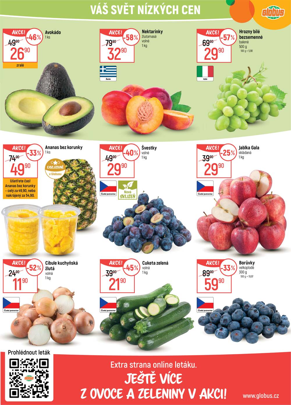 Akční leták Globus 12.8. - 18.8.2026 - Globus Brno Ivanovice