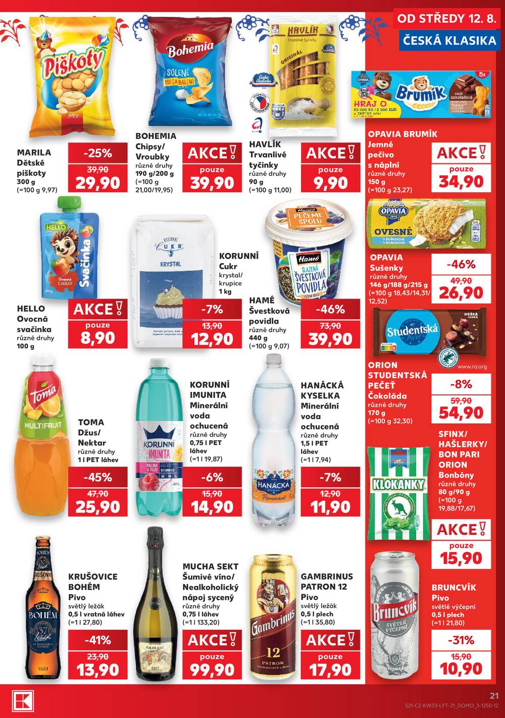 Kaufland 12.8. - 18.8. - Kaufland - Praha 3 (Jarov)