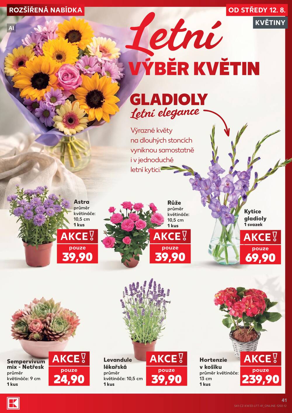 Leták Kaufland - Kaufland 12.8. - 18.8. - Kaufland - Praha 8 (Libeň) - strana 41