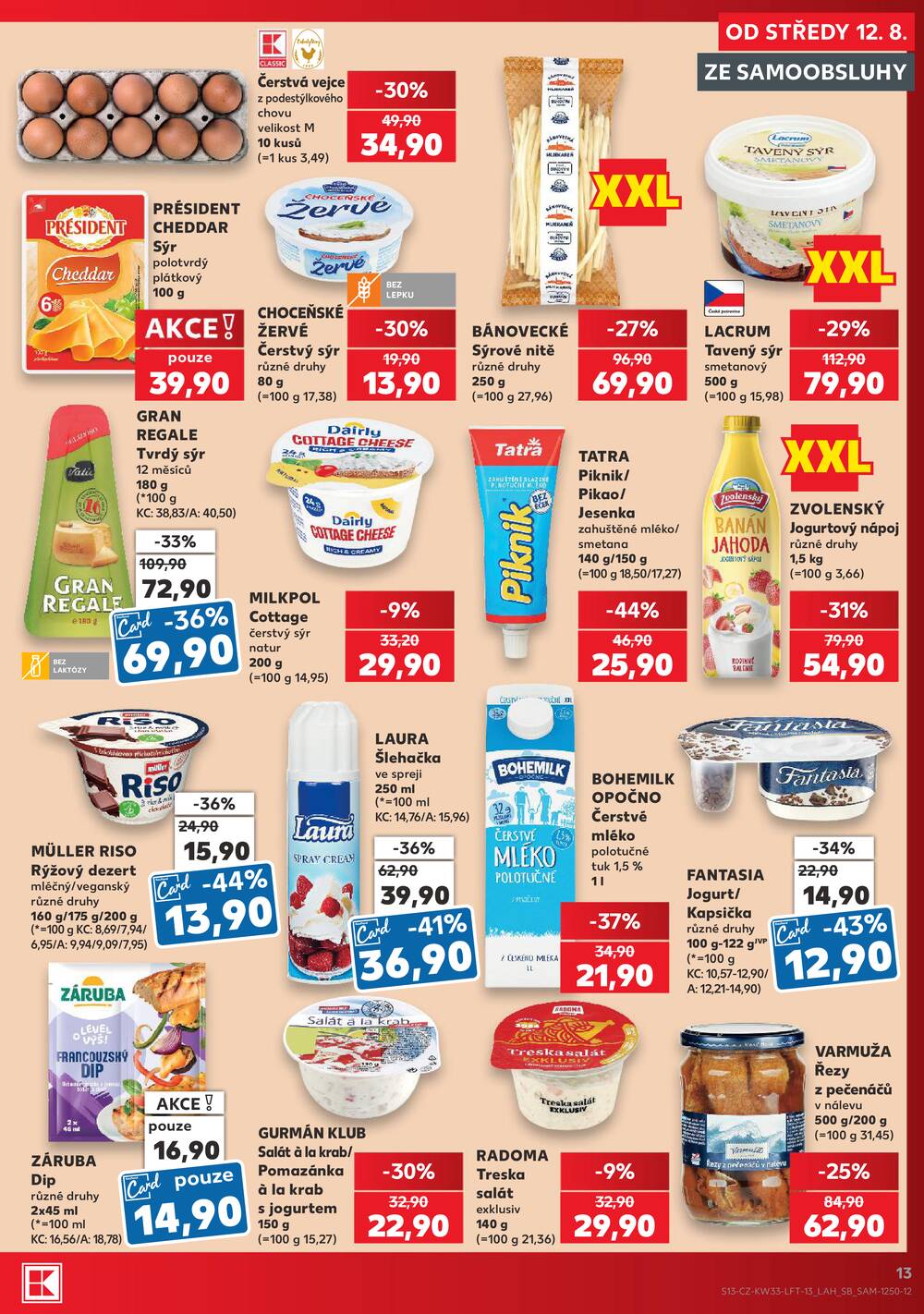 Kaufland 12.8. - 18.8. - Kaufland - Veselí nad Lužnicí - Budějovická
