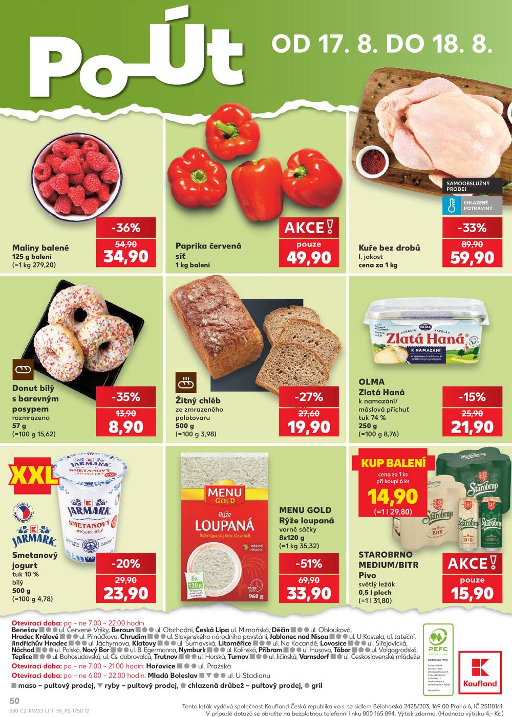 Kaufland 12.8. - 18.8. - Kaufland - Náchod