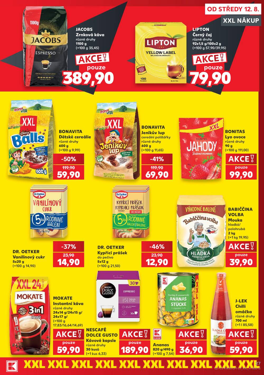 Leták Kaufland - Kaufland 12.8. - 18.8. - Kaufland - Děčín - strana 27 Leták Kaufland - Kaufland 12.8. - 18.8. - Kaufland - Děčín - strana 27