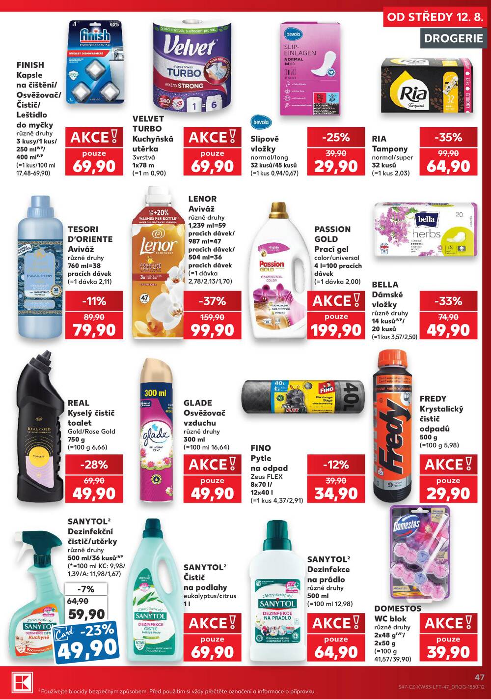 Leták Kaufland - Kaufland 12.8. - 18.8. - Kaufland - Mladá Boleslav - strana 47 Leták Kaufland - Kaufland 12.8. - 18.8. - Kaufland - Mladá Boleslav - strana 47