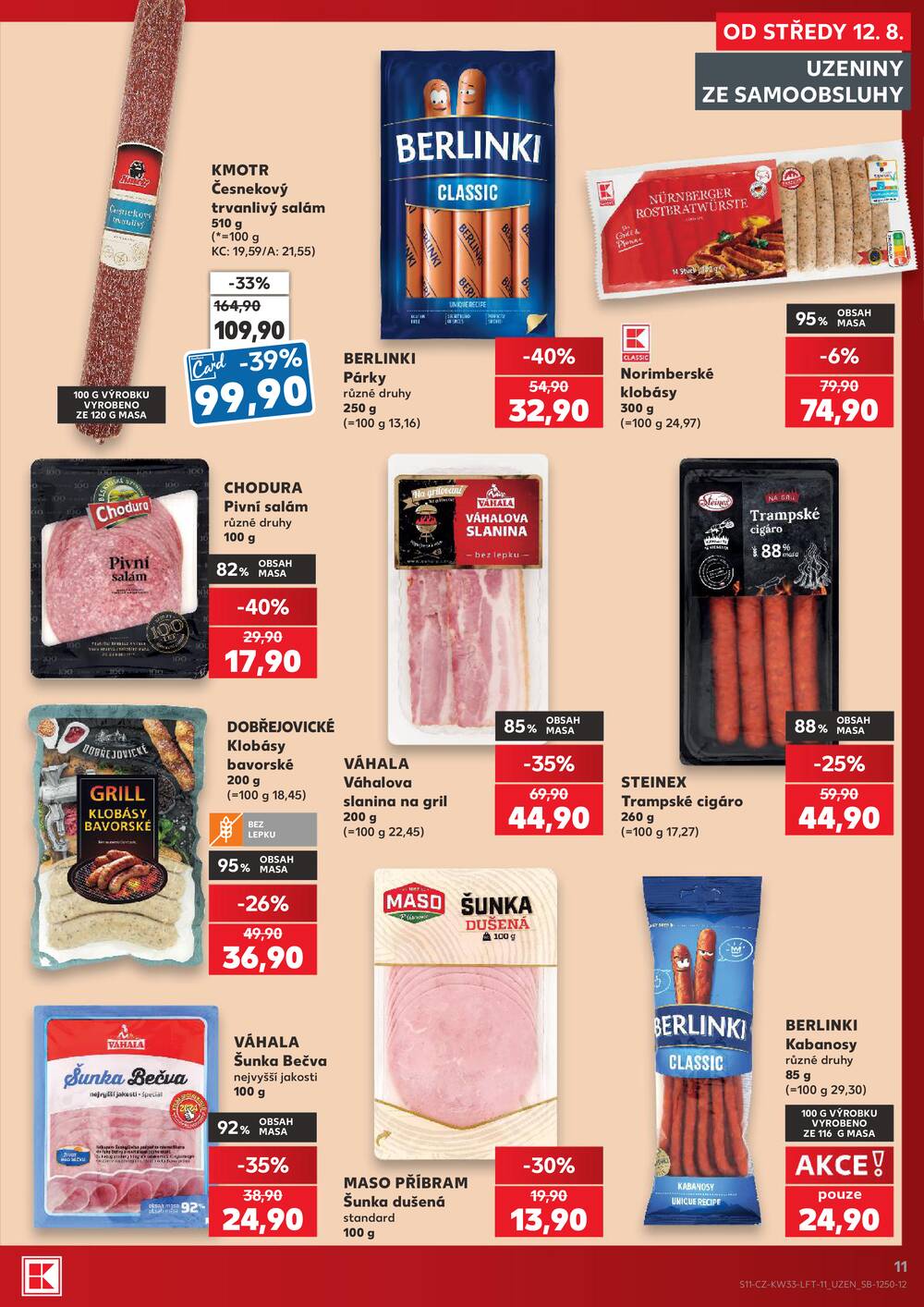 Kaufland 12.8. - 18.8. - Kaufland - Teplice (Čs. Dobrovolců)
