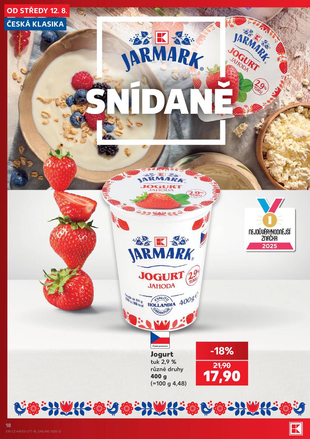 Kaufland 12.8. - 18.8. - Kaufland - Teplice (Čs. Dobrovolců)