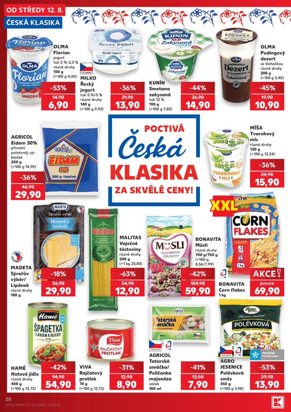 Kaufland 12.8. - 18.8. - Kaufland - Teplice (Čs. Dobrovolců)