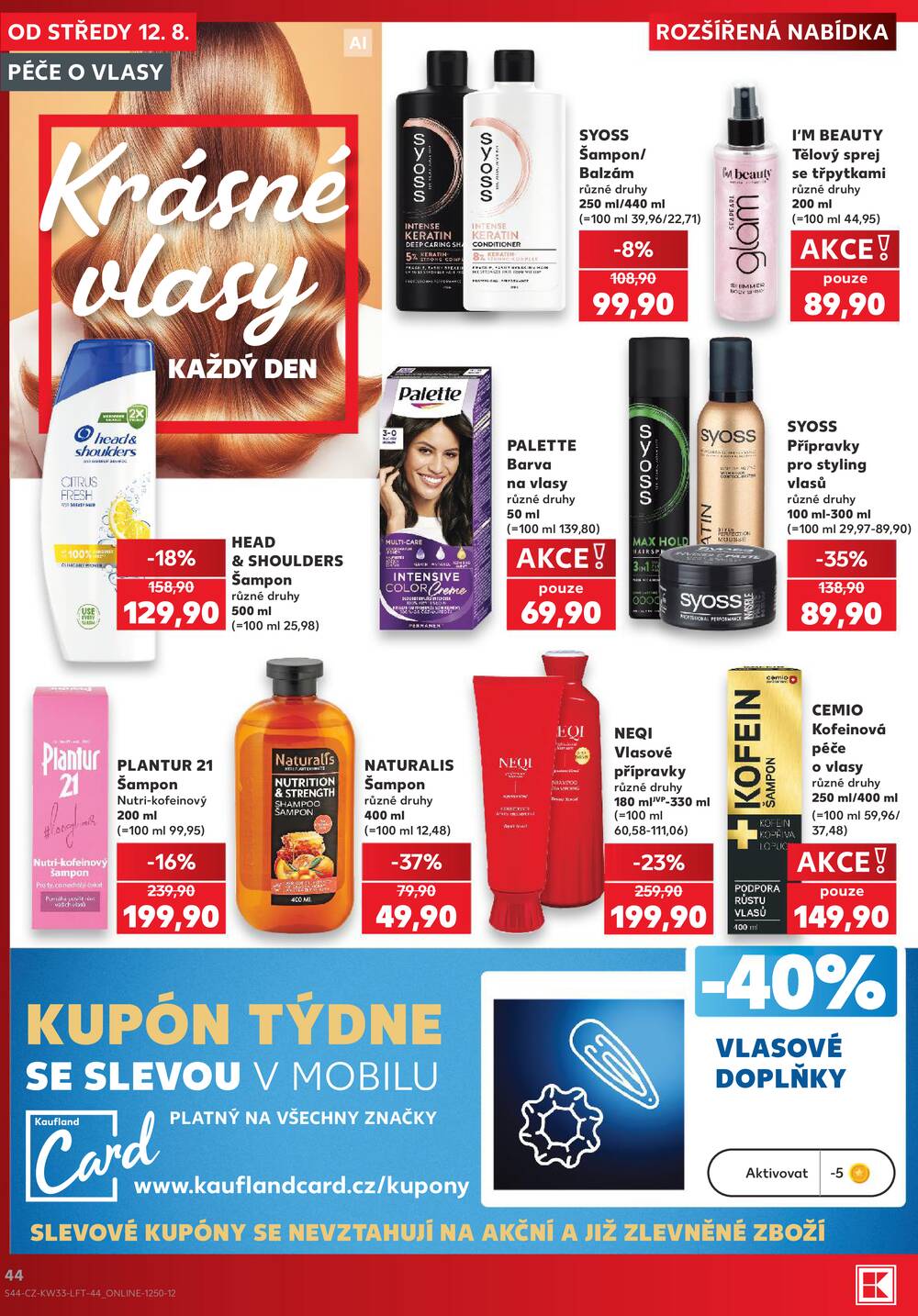 Kaufland 12.8. - 18.8. - Kaufland - Teplice (Čs. Dobrovolců)