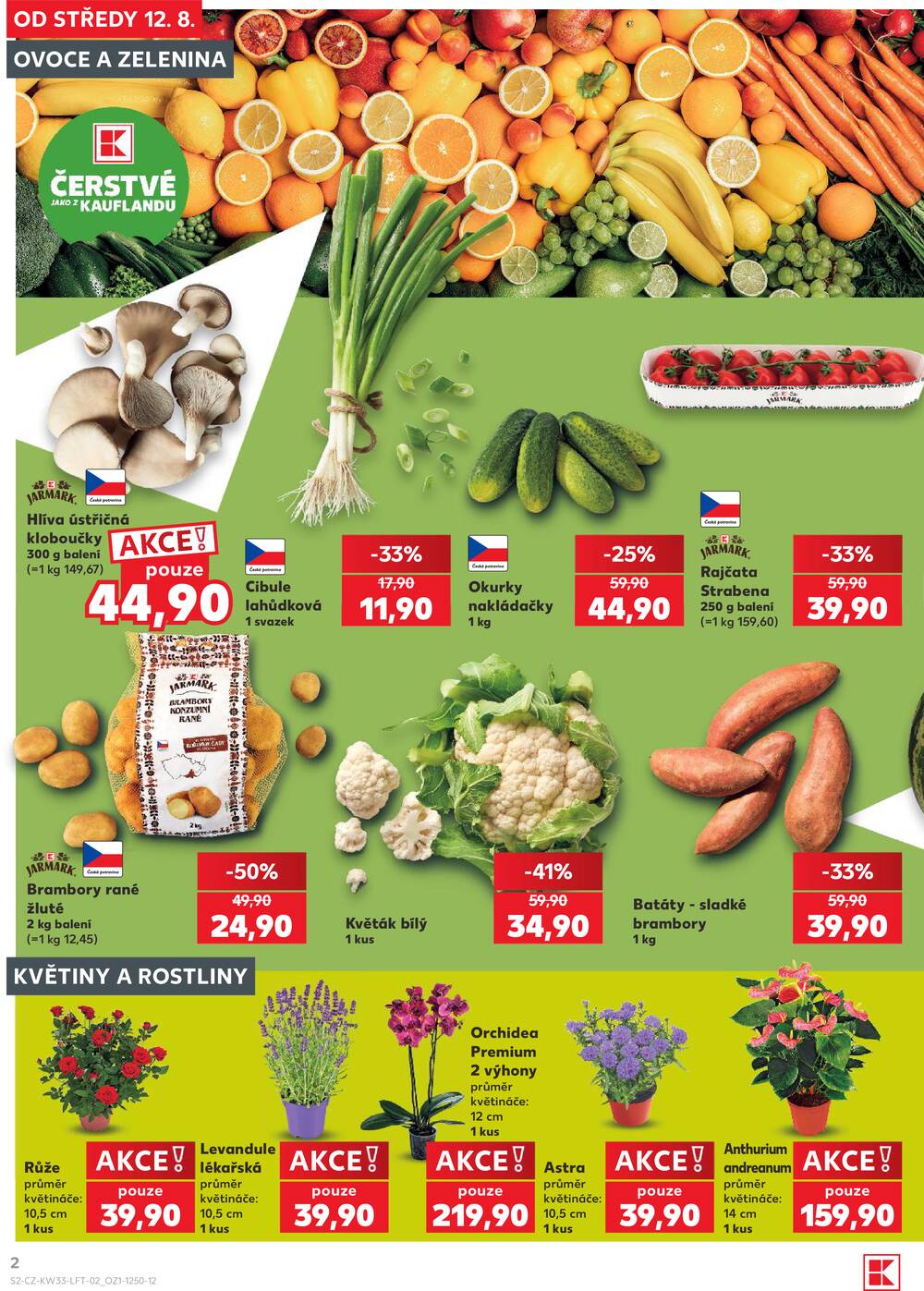 Leták Kaufland - Kaufland 12.8. - 18.8. - Kaufland - Rakovník (ul. Luženská) - strana 2