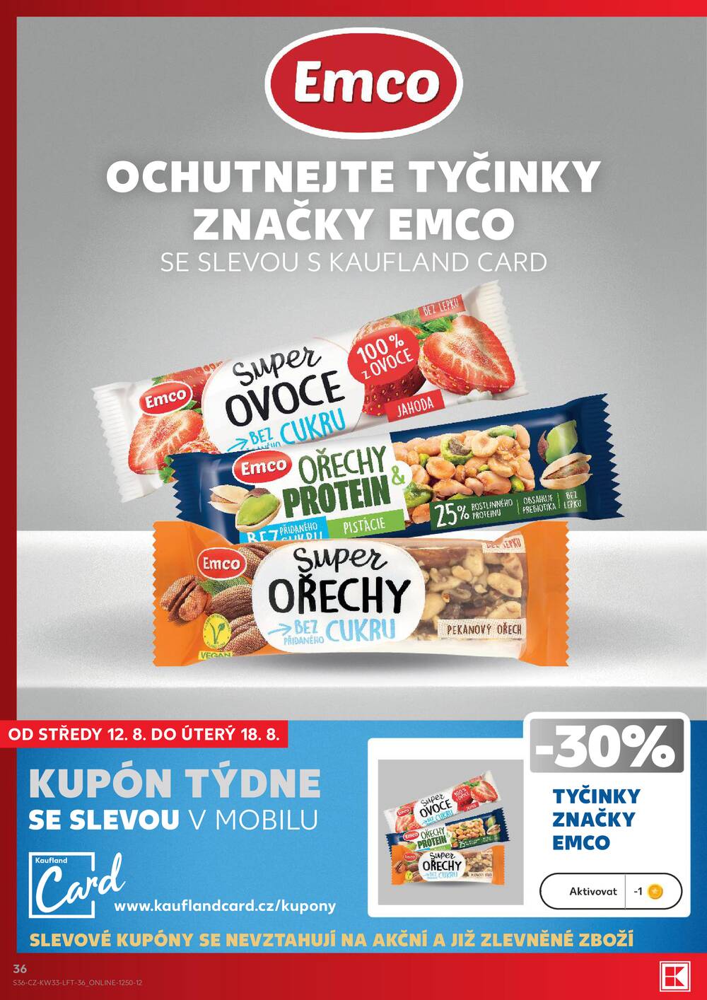 Leták Kaufland - Kaufland 12.8. - 18.8. - Kaufland - Pelhřimov - strana 36 Leták Kaufland - Kaufland 12.8. - 18.8. - Kaufland - Pelhřimov - strana 36