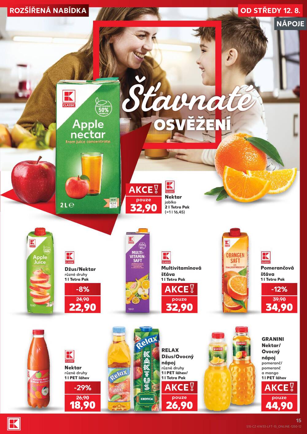 Leták Kaufland - Kaufland 12.8. - 18.8. - Kaufland Humpolec - strana 15 Leták Kaufland - Kaufland 12.8. - 18.8. - Kaufland Humpolec - strana 15
