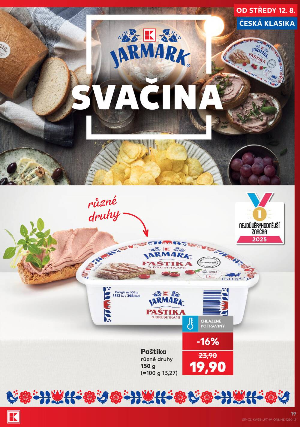 Kaufland 12.8. - 18.8. - Kaufland - Ostrov - Jáchymovská