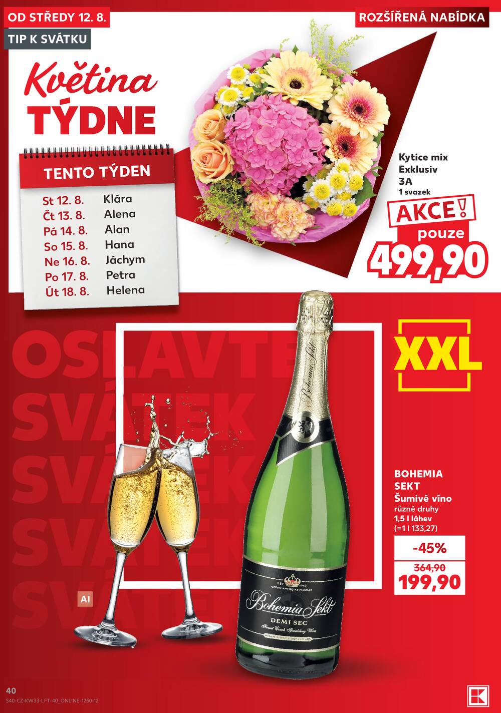 Kaufland 12.8. - 18.8. - Kaufland - Ostrov - Jáchymovská