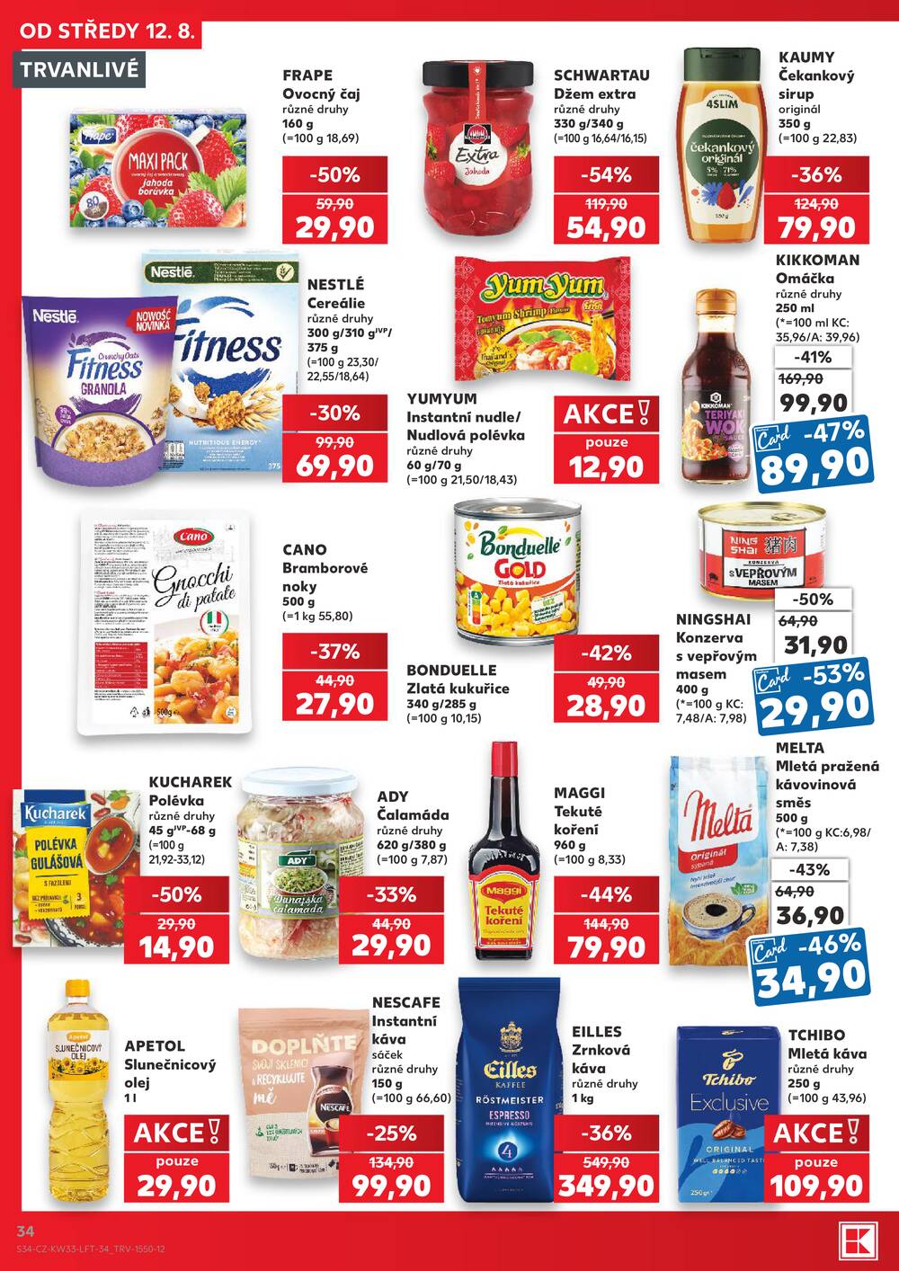 Kaufland 12.8. - 18.8. - Kaufland - Roudnice nad Labem