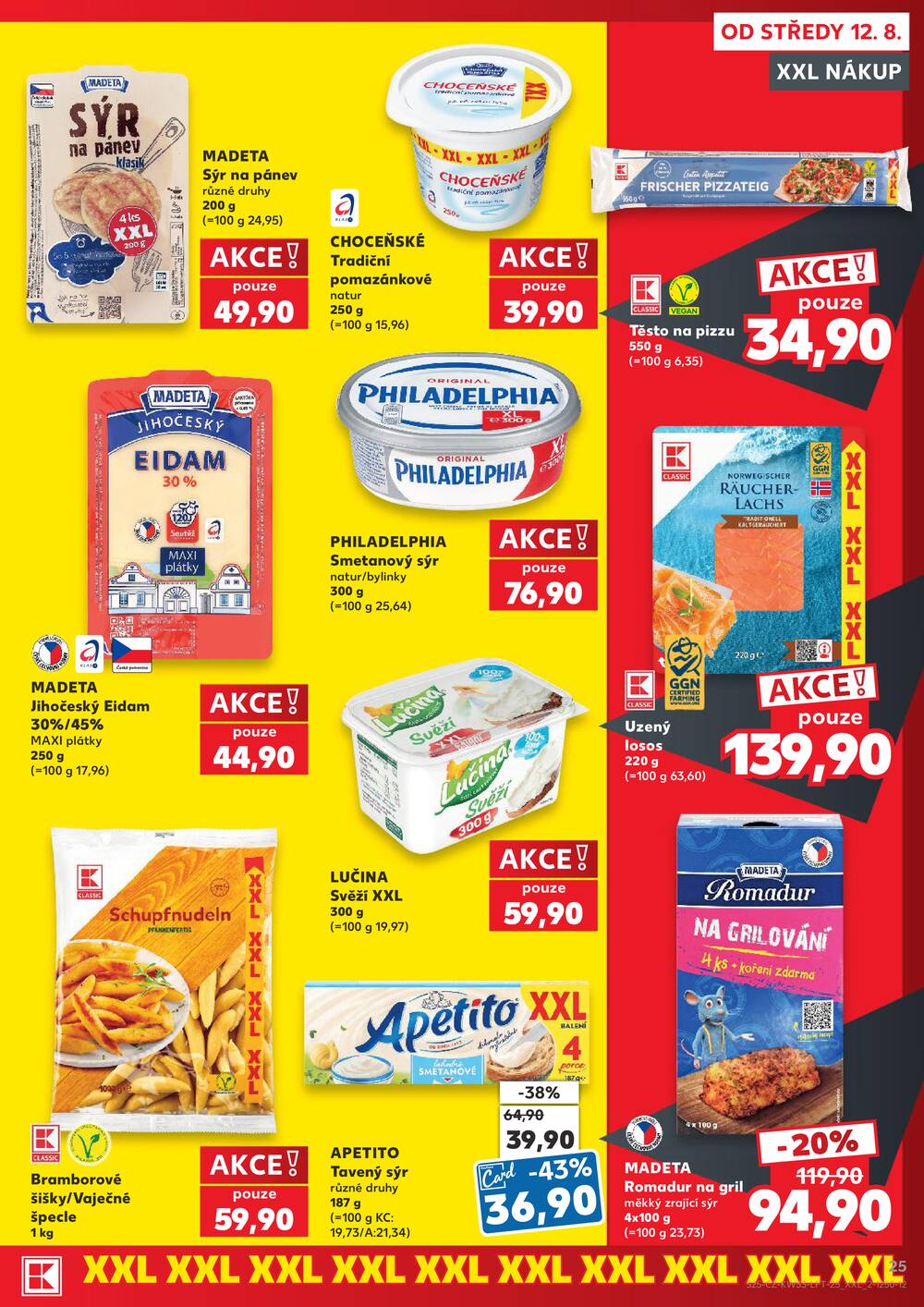 Leták Kaufland - Kaufland 12.8. - 18.8. - Kaufland - Chomutov - centrum - strana 25