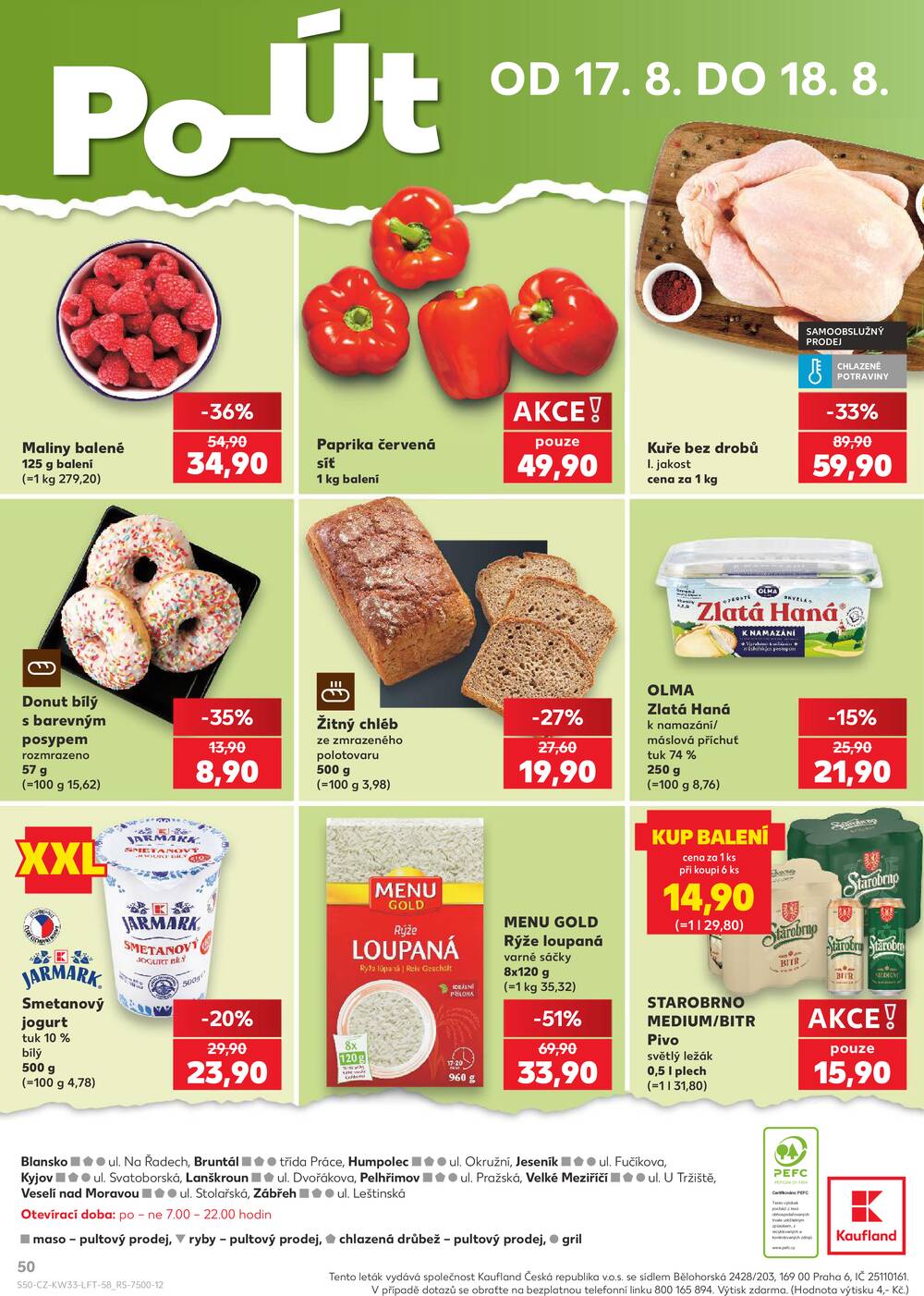 Kaufland 12.8. - 18.8. - Kaufland - Velké Meziříčí