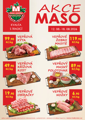 MAKOVEC a.s. – maso uzeniny : 1 leták
