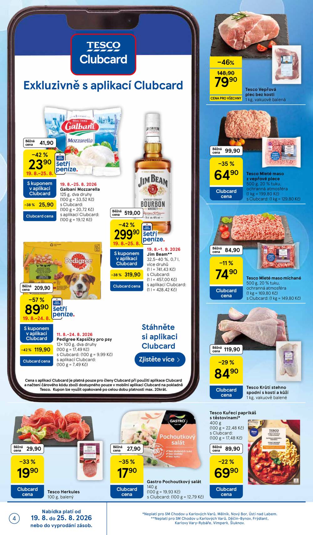 Leták Tesco - Tesco supermarkety od 19.8. do 25.8.2026 - strana 4 Leták Tesco - Tesco supermarkety od 19.8. do 25.8.2026 - strana 4