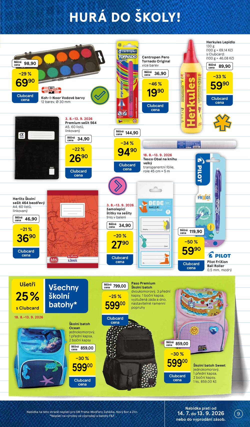 Leták Tesco - Tesco supermarkety od 19.8. do 25.8.2026 - strana 9