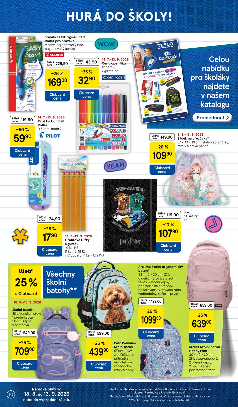Tesco hypermarkety od 19.8. do 25.8.2026