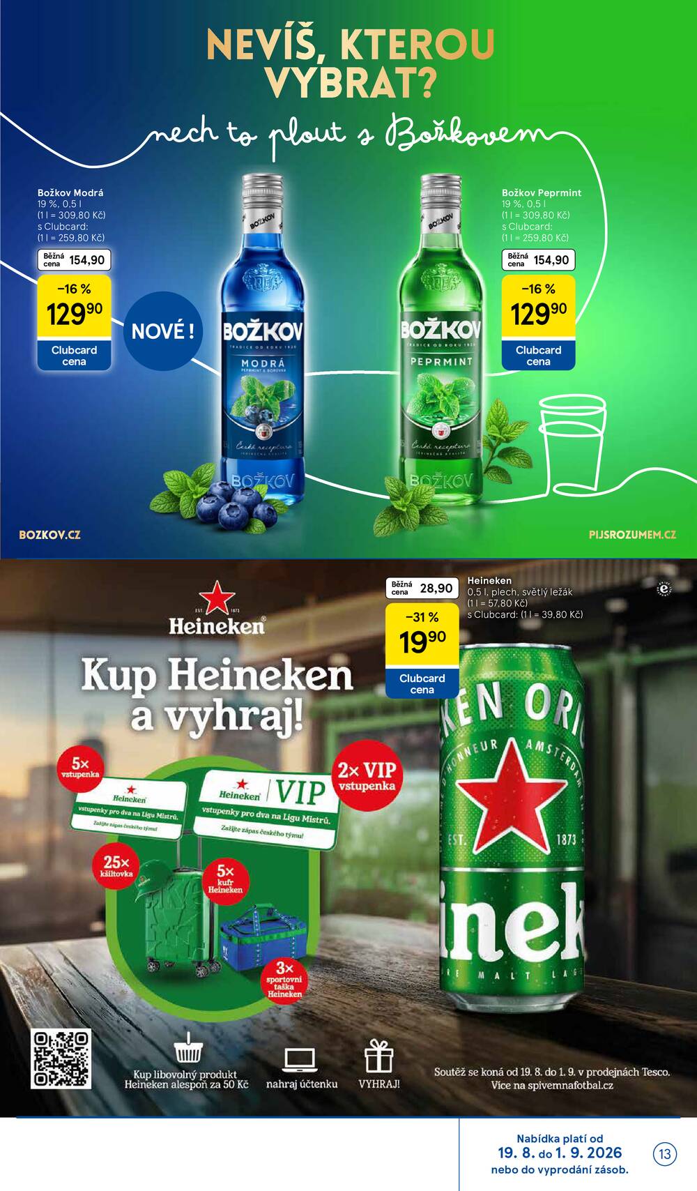Tesco hypermarkety od 19.8. do 25.8.2026