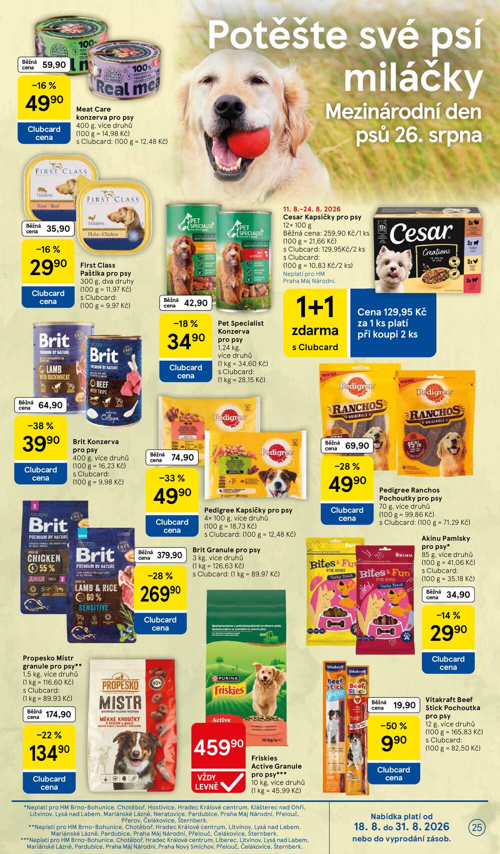 Tesco hypermarkety od 19.8. do 25.8.2026