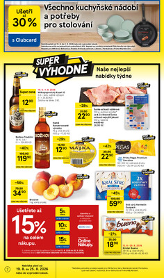 Tesco hypermarkety od 19.8. do 25.8.2026