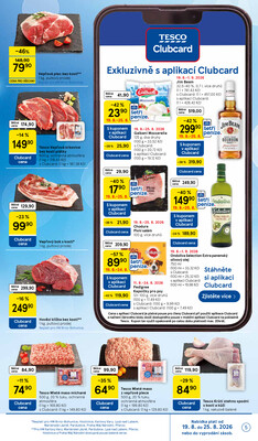 Tesco hypermarkety od 19.8. do 25.8.2026