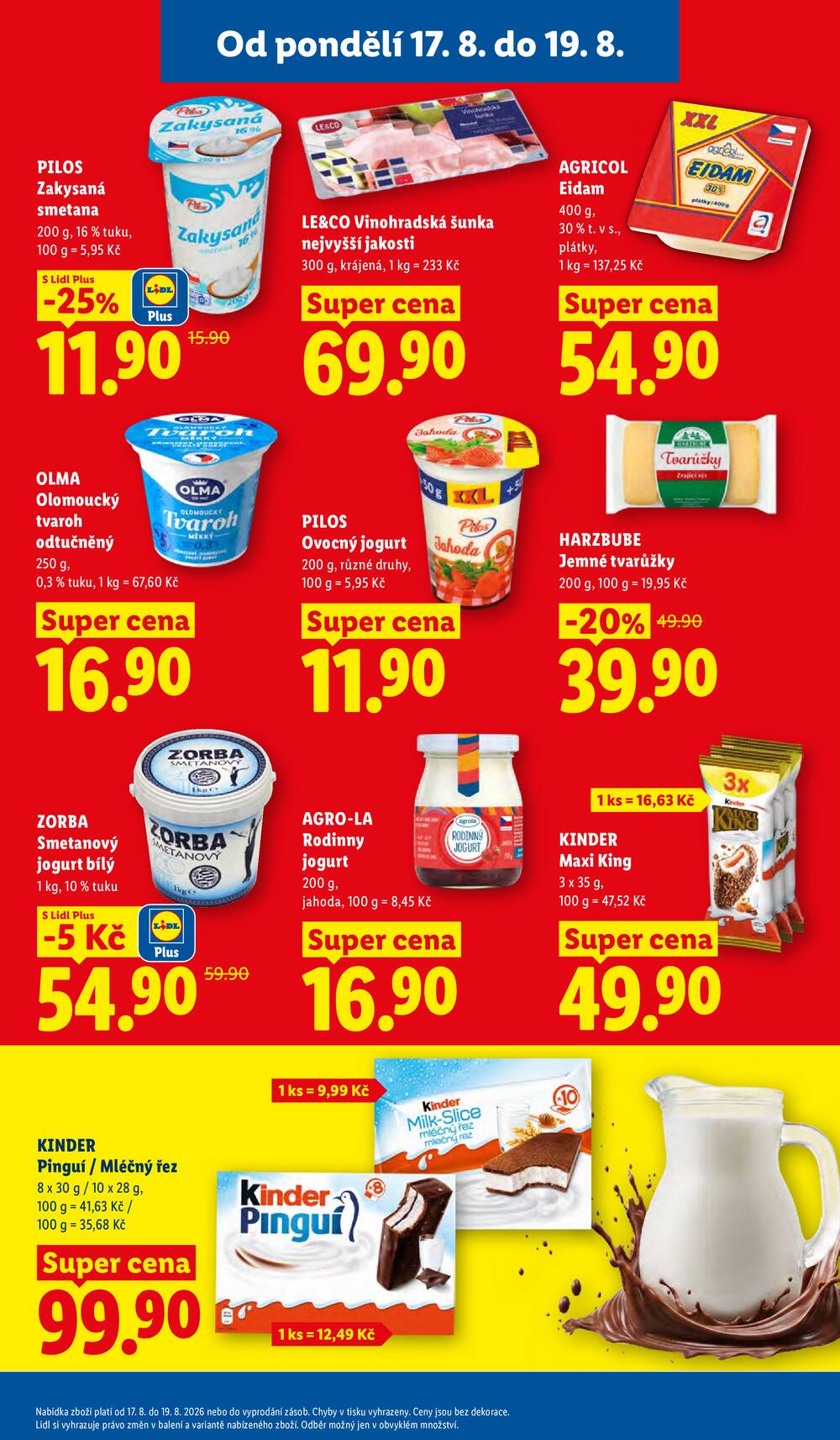 Lidl od 17.8. do 19.8.2026