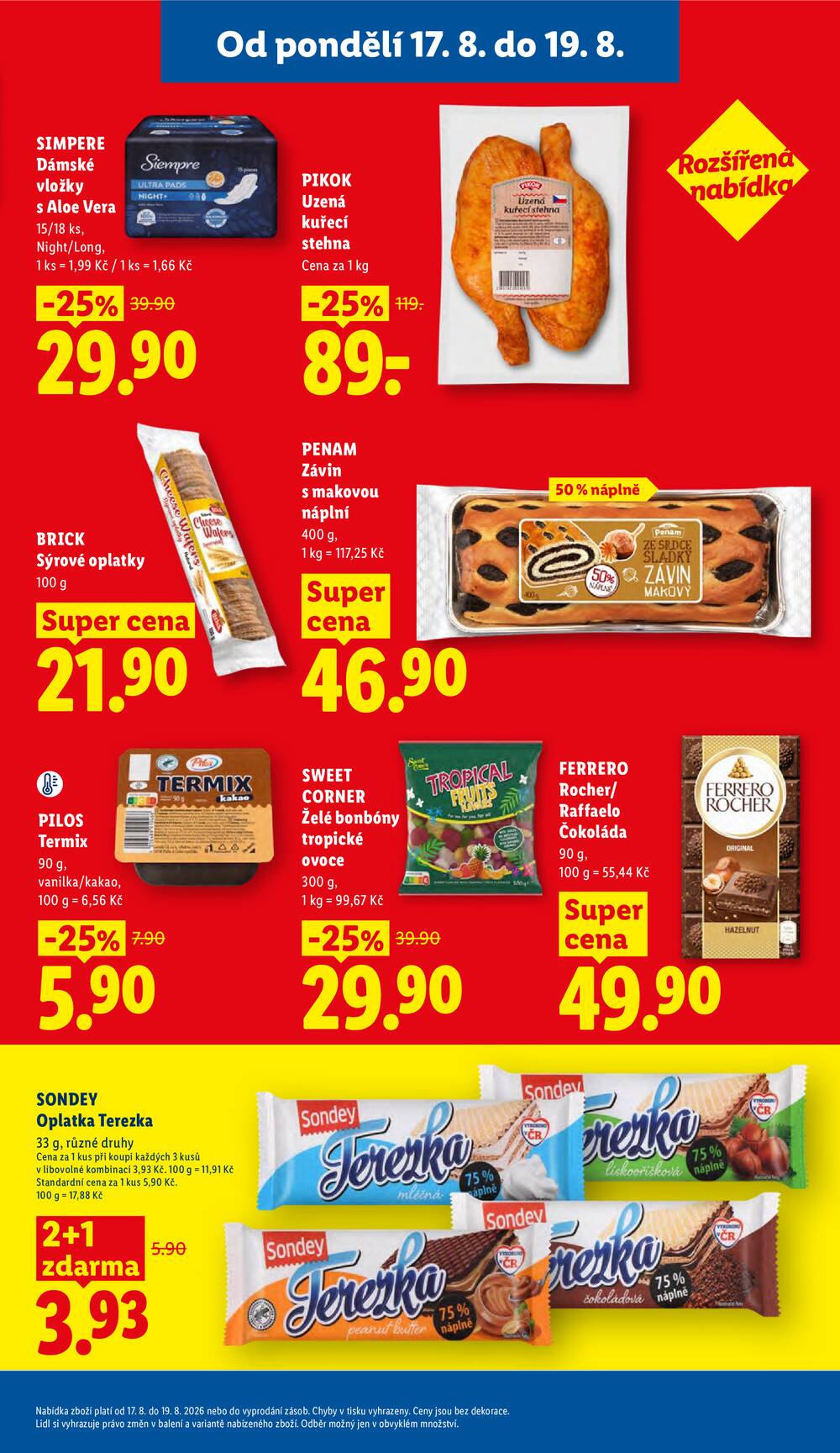 Lidl od 17.8. do 19.8.2026