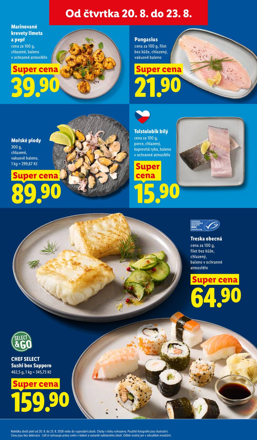 Lidl Čtvrtek od 20.8. do 23.8.2026