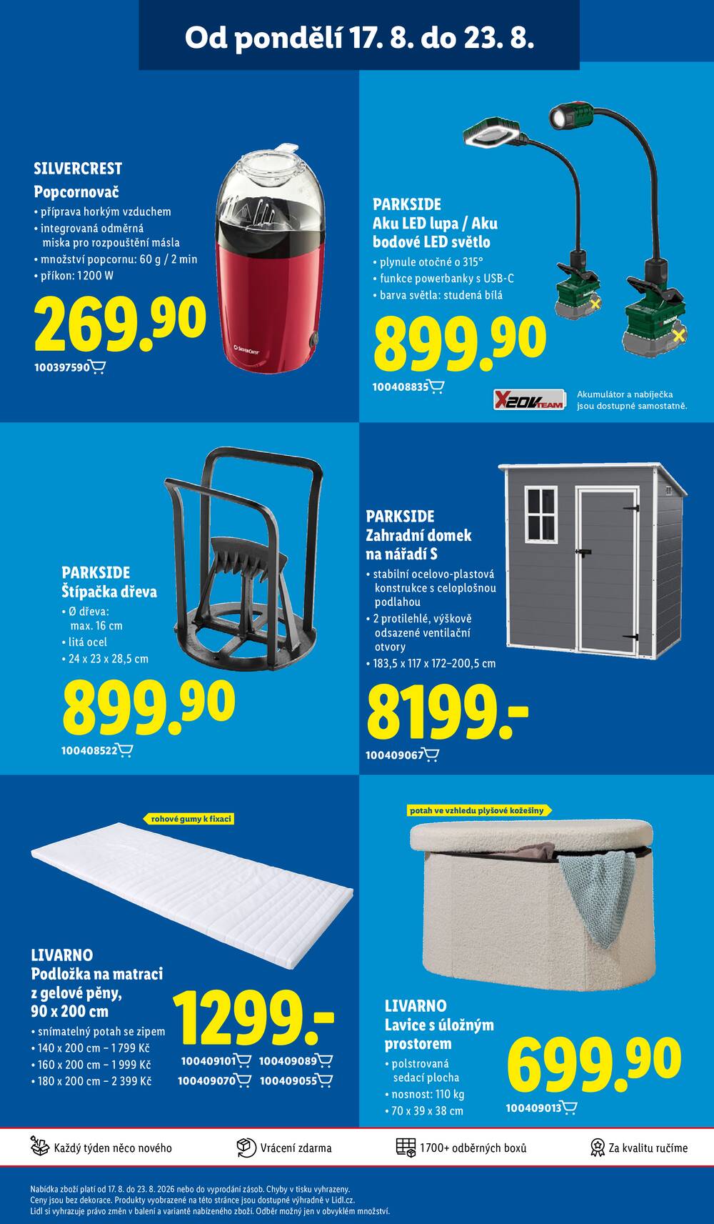 Lidl Čtvrtek od 20.8. do 23.8.2026