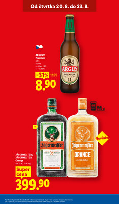 Lidl Čtvrtek od 20.8. do 23.8.2026