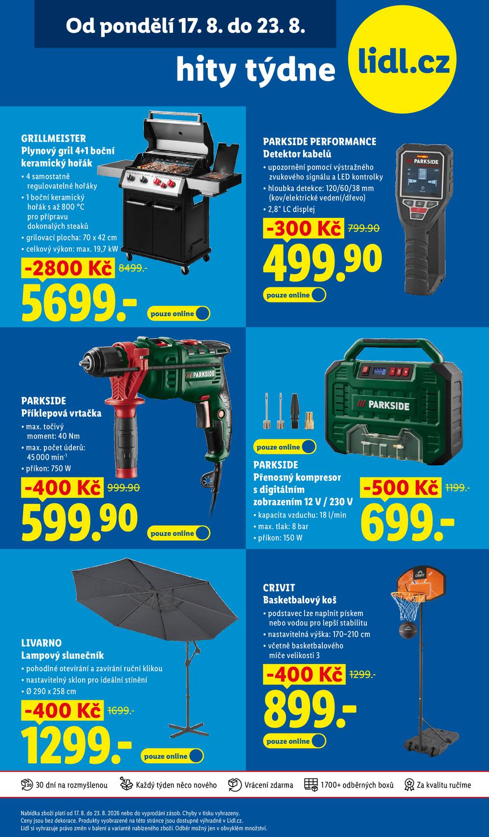 Lidl Spotřební zboží 17.8. - 23.8.